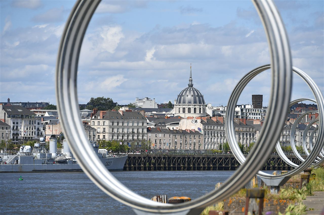 Vue de la ville de Nantes où se situe le centre de formation aux dirigeants CPA campus de Nantes